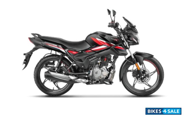 Hero Glamour X 125 Drum Black Pearl Red
