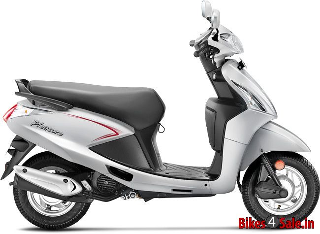 Hero Pleasure - The picture showing the side view of Hero Pleasure in its Spectacular Silver color