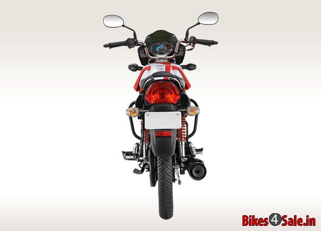 Hero Splendor iSmart Picture showing the rear view of Hero Splendor iSmart
