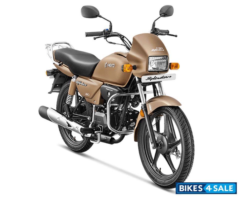 Hero Splendor Plus BS6 Matte Shield Gold