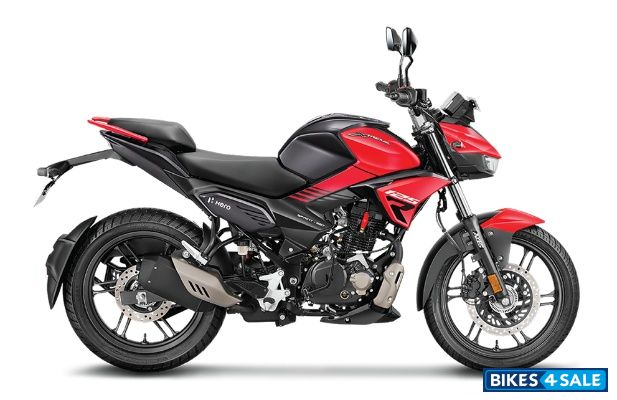 Hero Xtreme 125R Dual Channel ABS Black Pearl Red