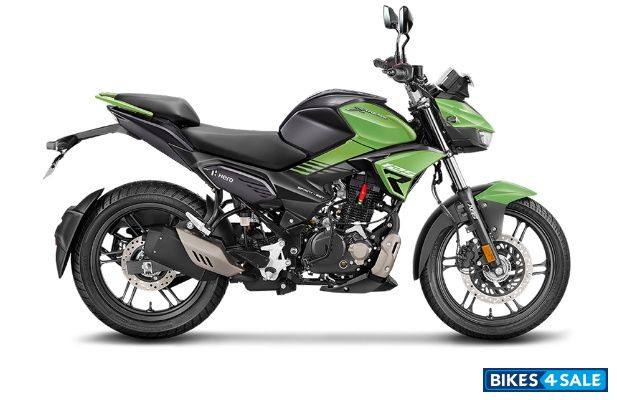 Hero Xtreme 125R Dual Channel ABS Black Leaf Green