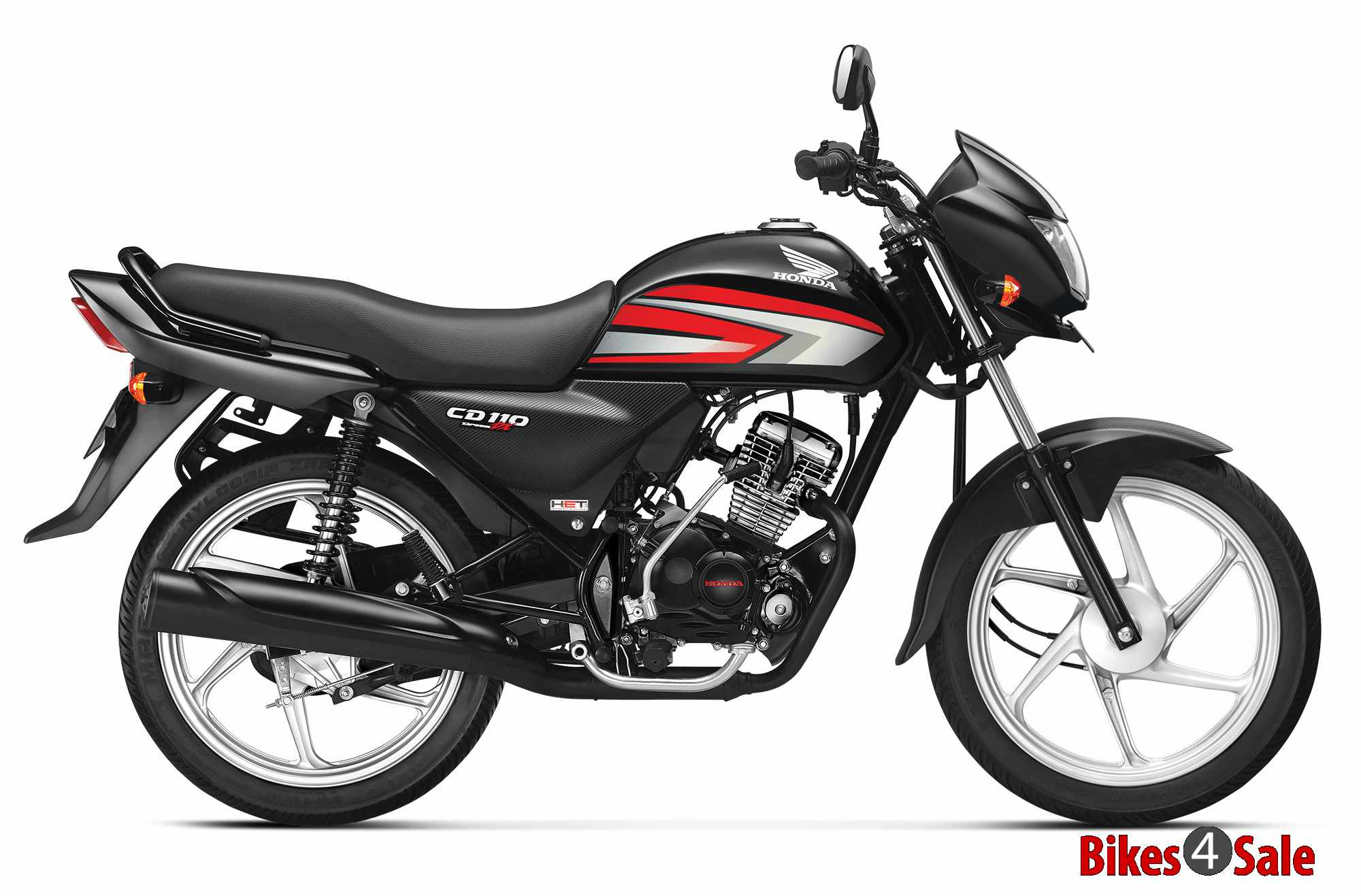 Honda CD 110 Dream DX - Black with Red Graphics