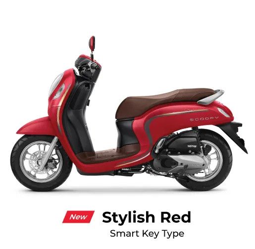Honda Scoopy - Stylish Red