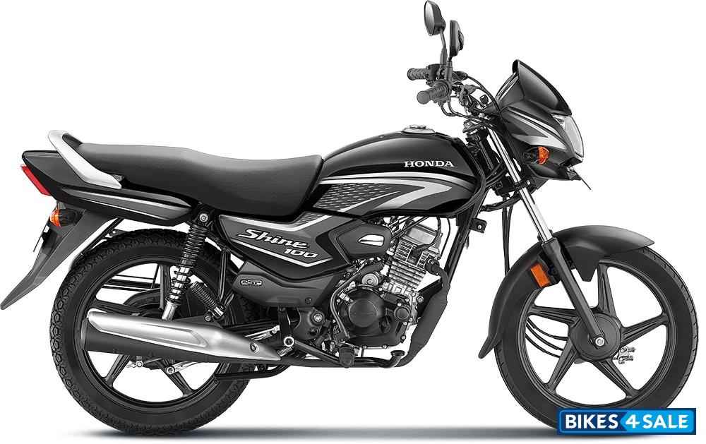 Honda Shine 100 2025 Black with Gray
