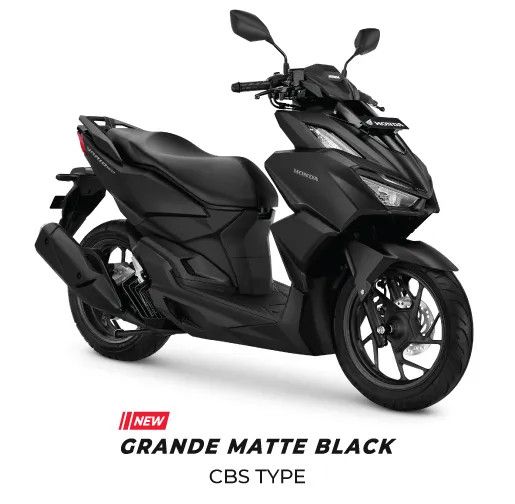 Honda Vario 160 - Grande matte black CBS type