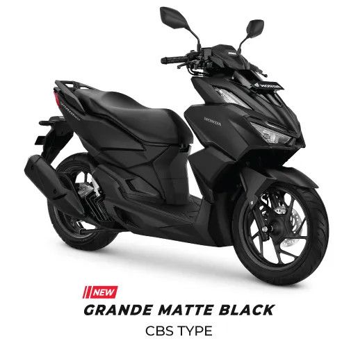 Honda Vario 160 Grande matte black CBS type