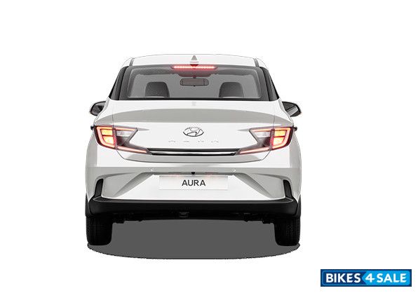 Hyundai Aura 1.2L S Petrol with CNG - Rear View