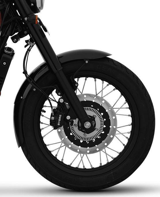 Jawa 42 Bobber Dual Channel ABS - Front wheel with Brake
