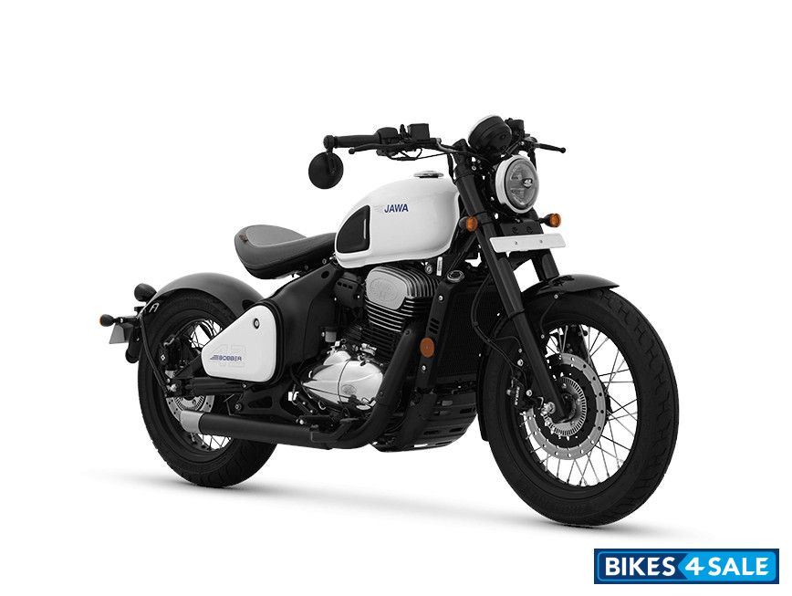Jawa 42 Bobber Dual Channel ABS Moonstone White
