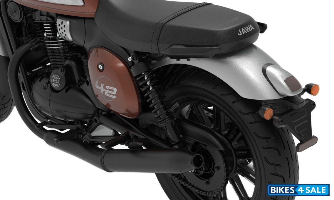 Jawa 42 FJ Rear View