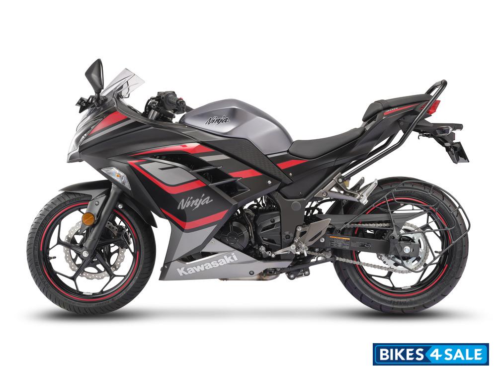 Kawasaki Ninja 300 BS6 2024 Metallic Moondust Gray
