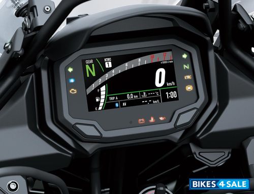 Kawasaki Versys 650 BS6 2024 TFT Colour Instrumentation with Smartphone Connectivity