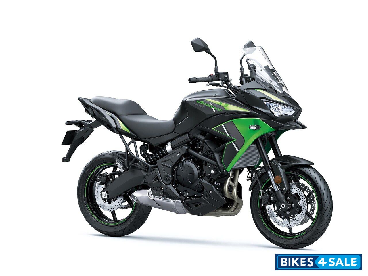 Kawasaki Versys 650 BS6 2024 Metallic Flat Spark Black / Candy Lime Green