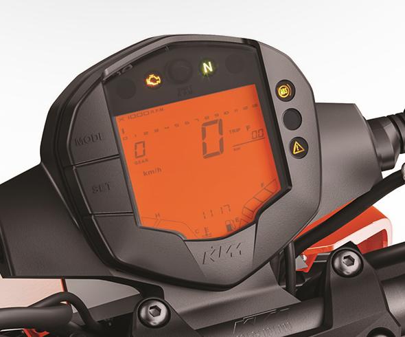 KTM Duke 250 2022 - LCD Digital cockpit