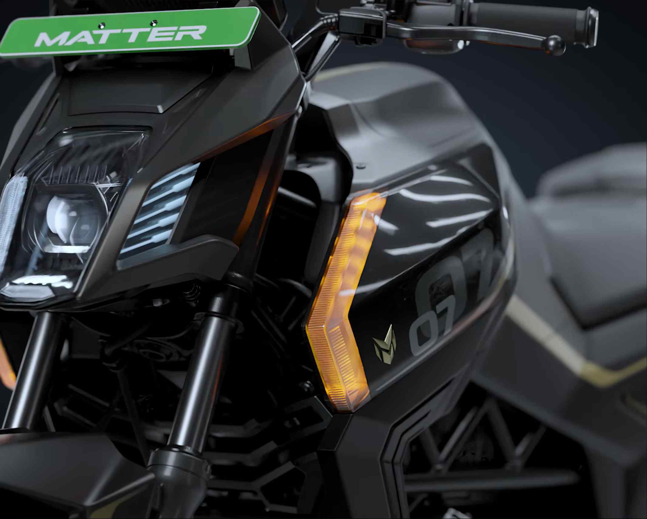 Matter Motorbike Front Indicators