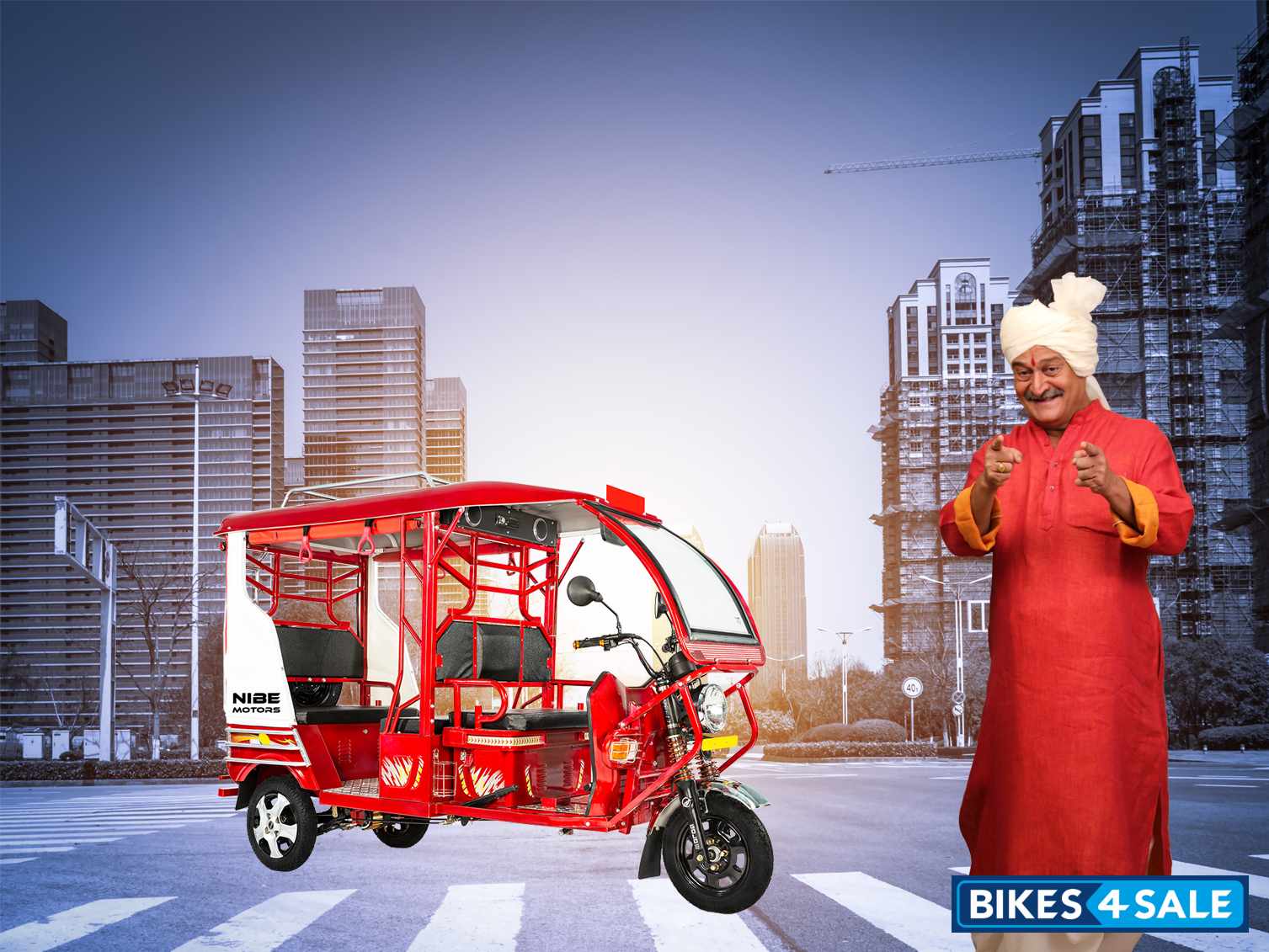 Nibe Motors E-Passenger Auto Rickshaw