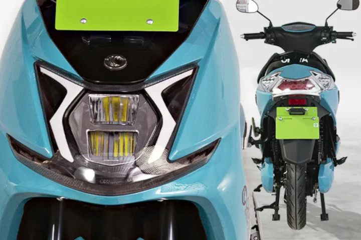 Okaya Faast F2B Front & Rear LED brake light