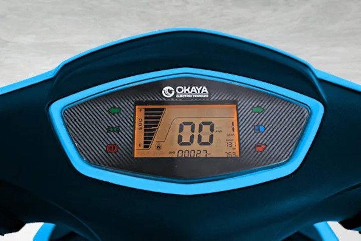 Okaya Faast F2B Digital display