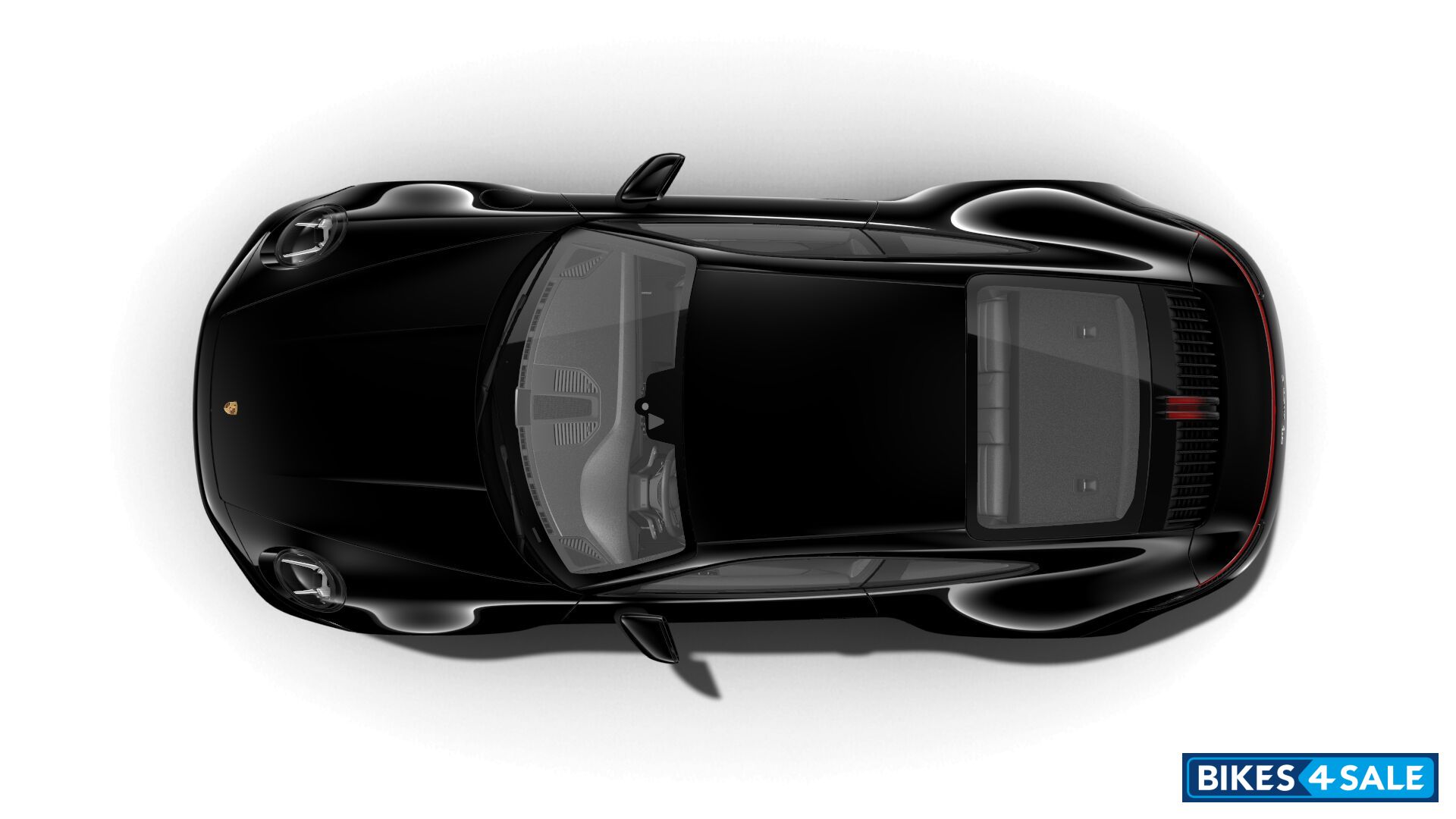 Porsche 911 Carrera S Petrol AT Top View