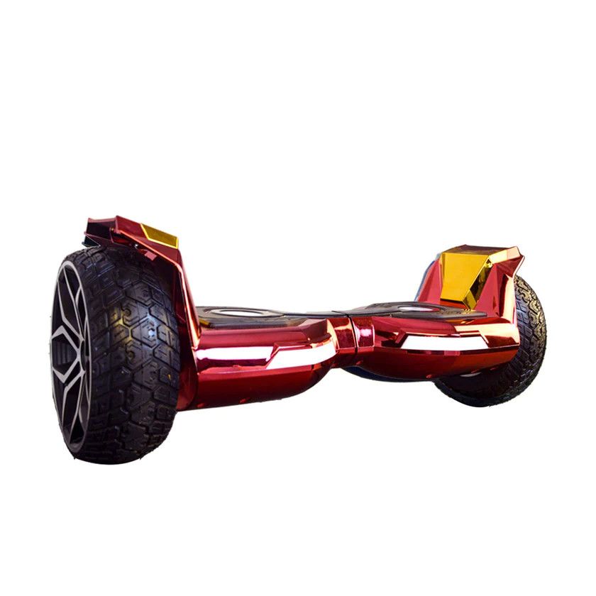 RADBOARDS Rover Off-Roader Hoverboard Chrome Edition - Chrome Red