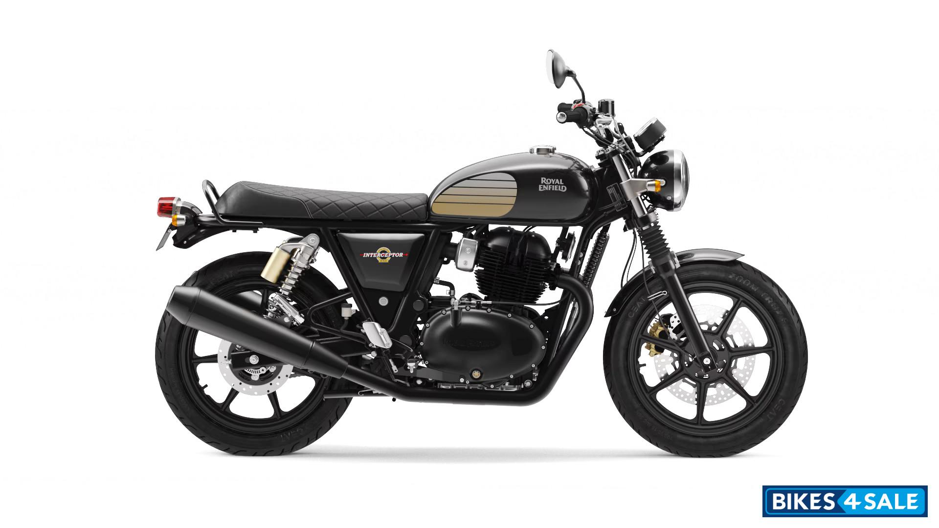 thumbnail image 2 of Black Bar End Rear View Mirrors For Royal Enfield Interceptor 650 (2019-2025) | Pair Pack 2 of 5