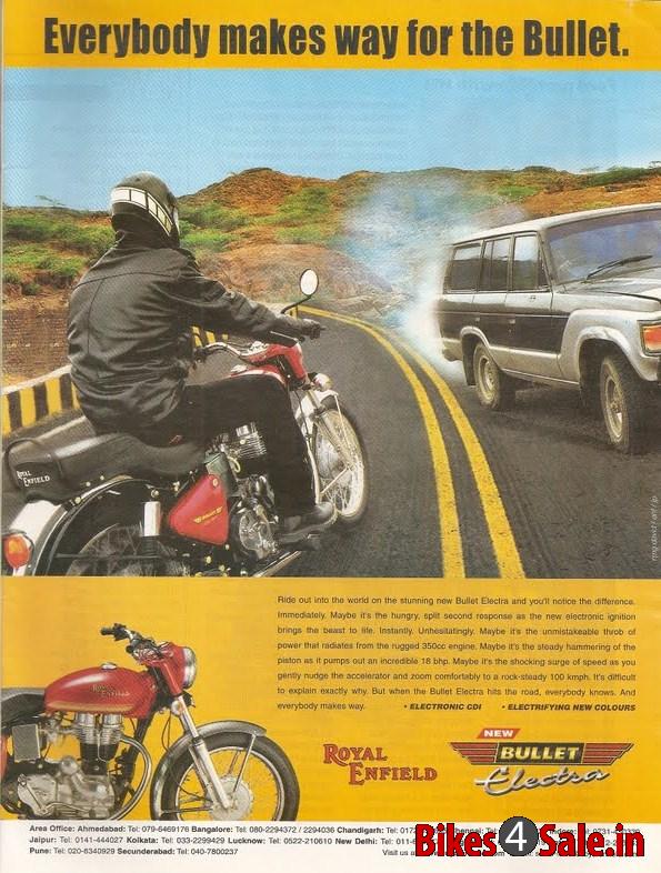 Royal Enfield Bullet Electra - Everybody makes way for the Bullet