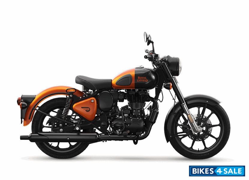 Royal Enfield Classic 350 Dual Channel BS6 - Orange Ember