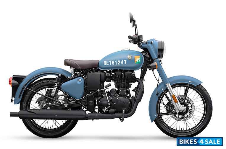 Royal Enfield Classic 350 Dual Channel BS6 Airborne blue
