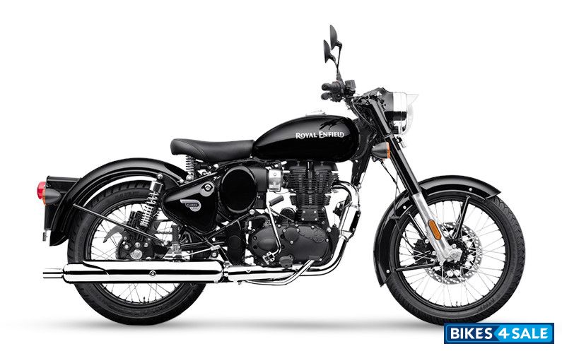 Royal Enfield Classic 350 Single Channel BS6 Pure Black