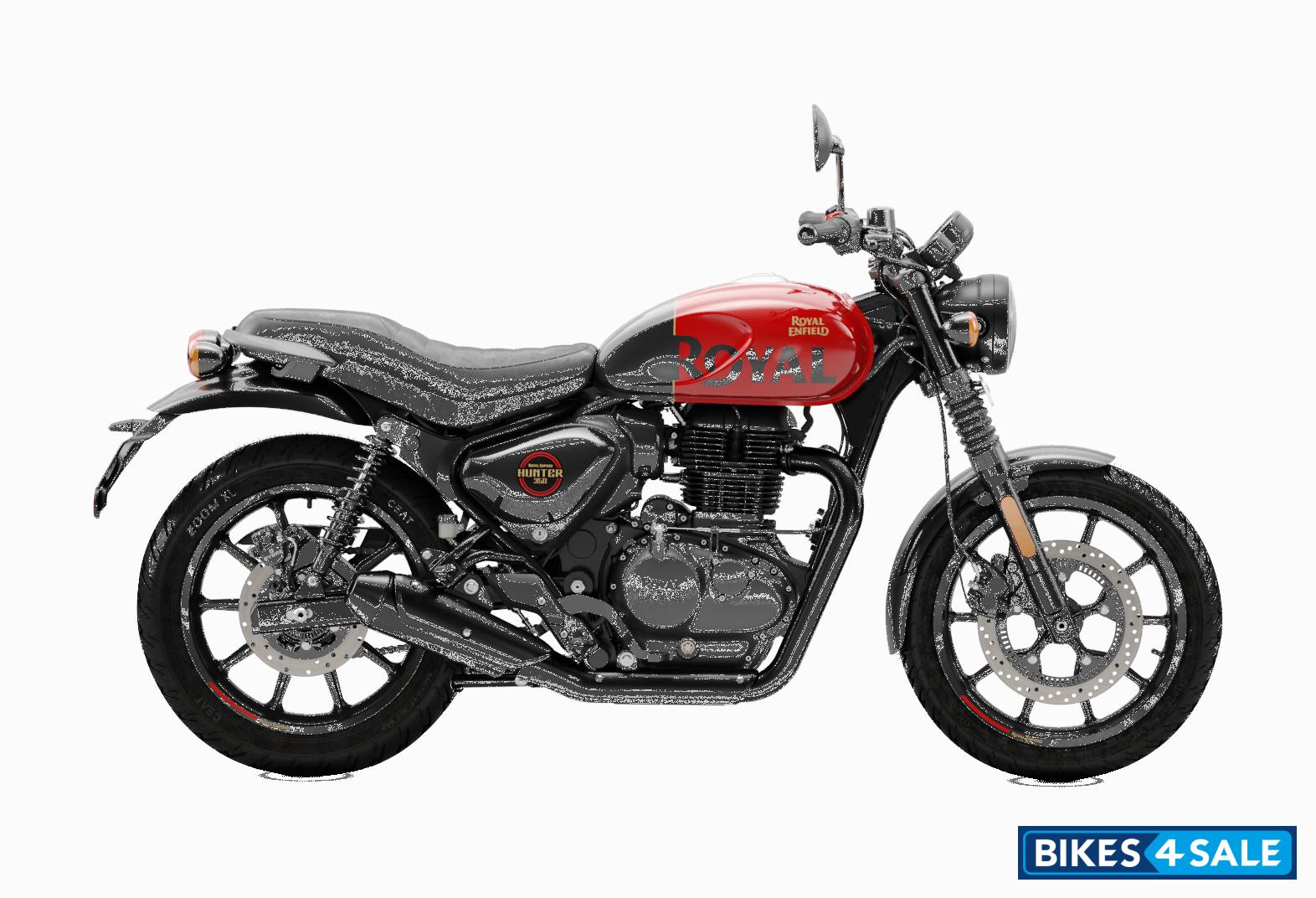 Royal Enfield Hunter 350 Metro REBEL RED