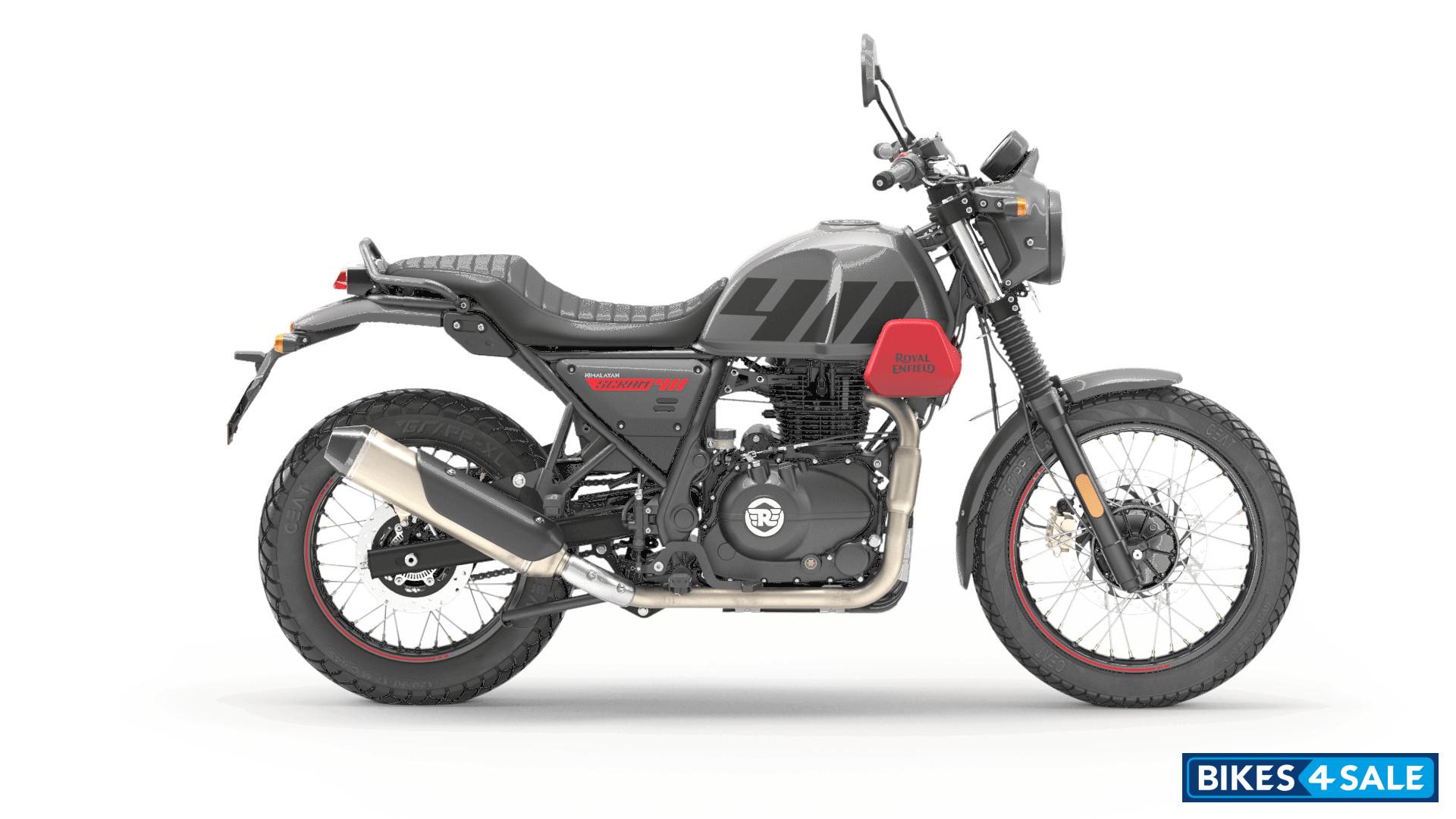 Royal Enfield Scram 411 GRAPHITE RED