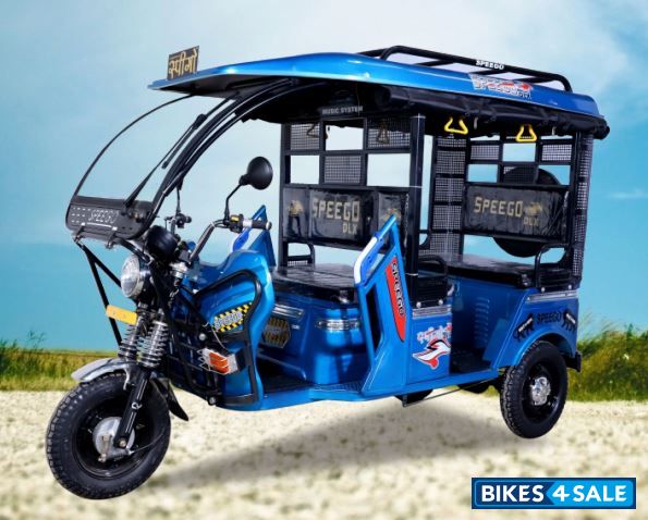 Speego DLX E-Rickshaw - Blue and Black