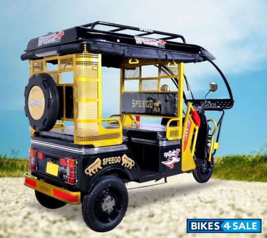 Speego DLX E-Rickshaw - Yellow and Black