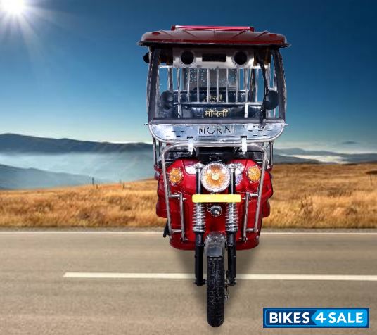 Speego Morni DLX Steel Version 2.0 E-Rickshaw - Red and Black