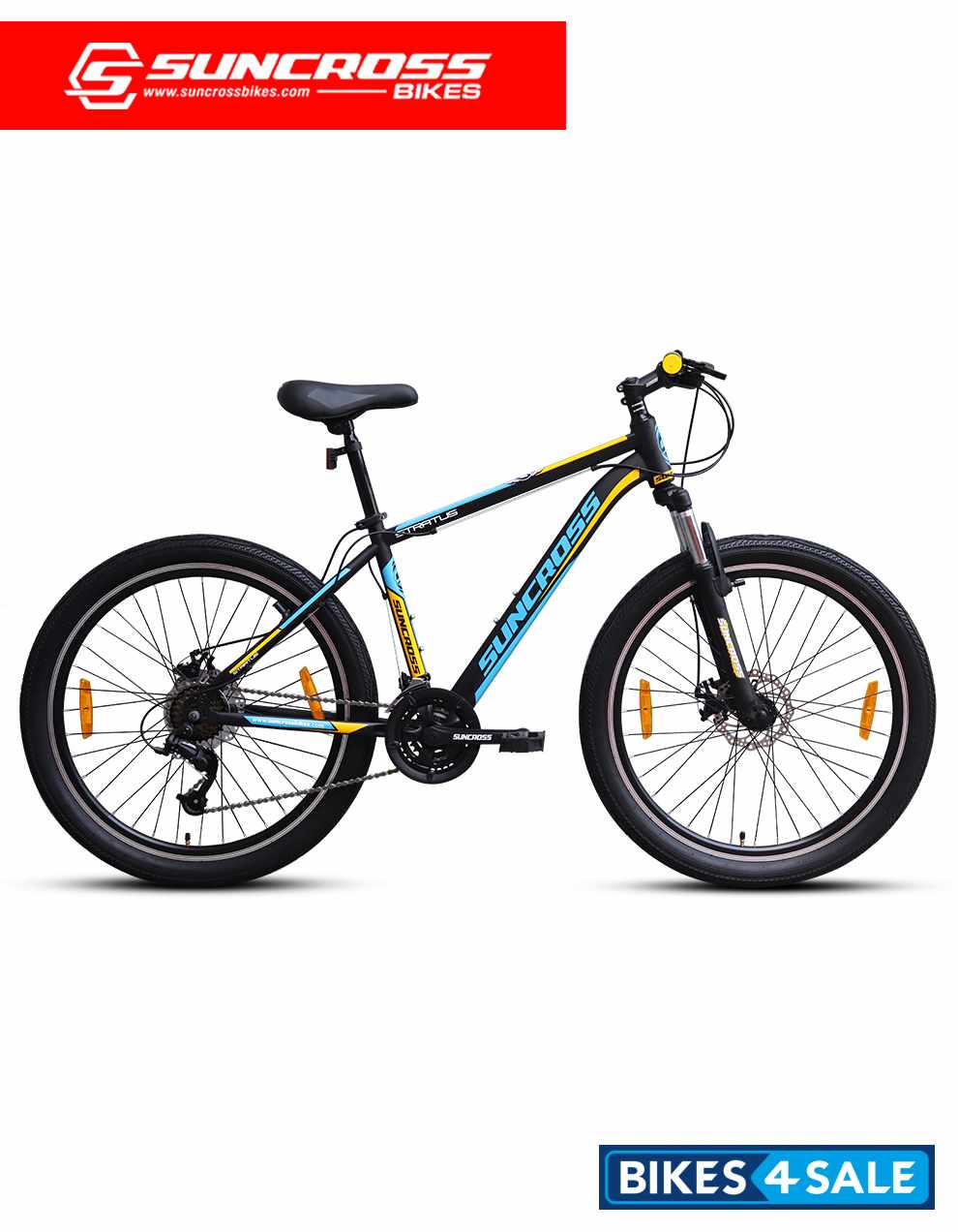 Suncross Stratus M/S Black/Blue/Yellow