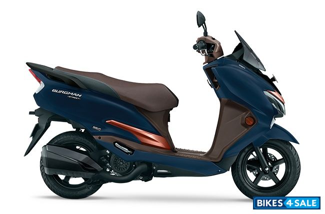 Suzuki Burgman Street 2026 Metallic Mat Stellar Blue/ Metallic Mat Lux Copper