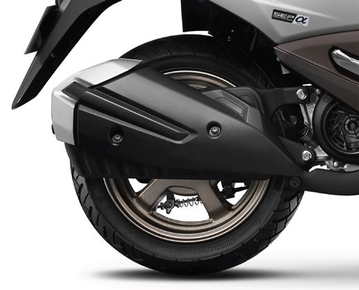 Suzuki Burgman Street EX Sporty Muffler Cover