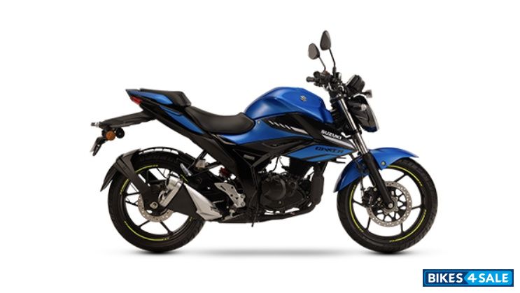 Suzuki Gixxer 2025 Met. Triton Blue/Glass Sparkle Black