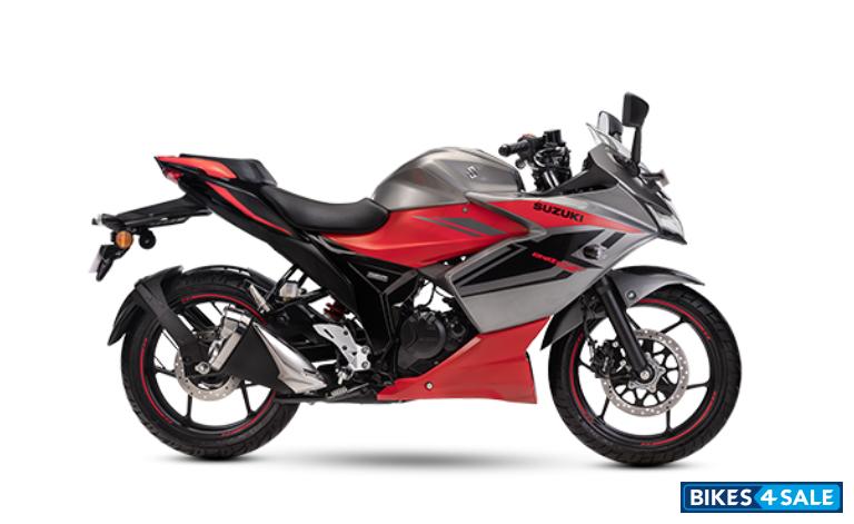 Suzuki Gixxer SF 2025 Met. Oort Gray/Pearl Mira Red