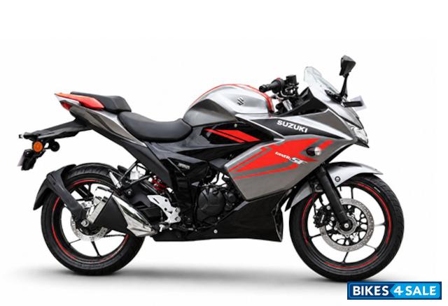 Suzuki Gixxer SF 2026 Metallic Oort Gray / Pearl Blaze Orange