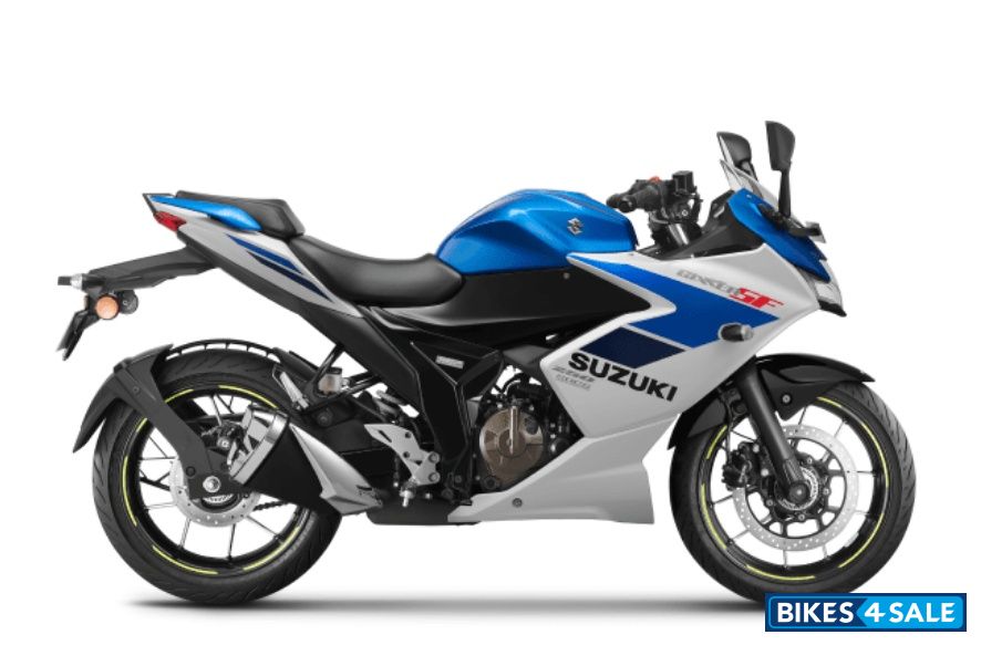 Suzuki Gixxer SF 250 2026 Met. Triton Blue / Pearl Glacier White