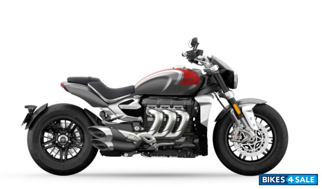Triumph Rocket 3 R - SILVER ICE CRANBERRY RED