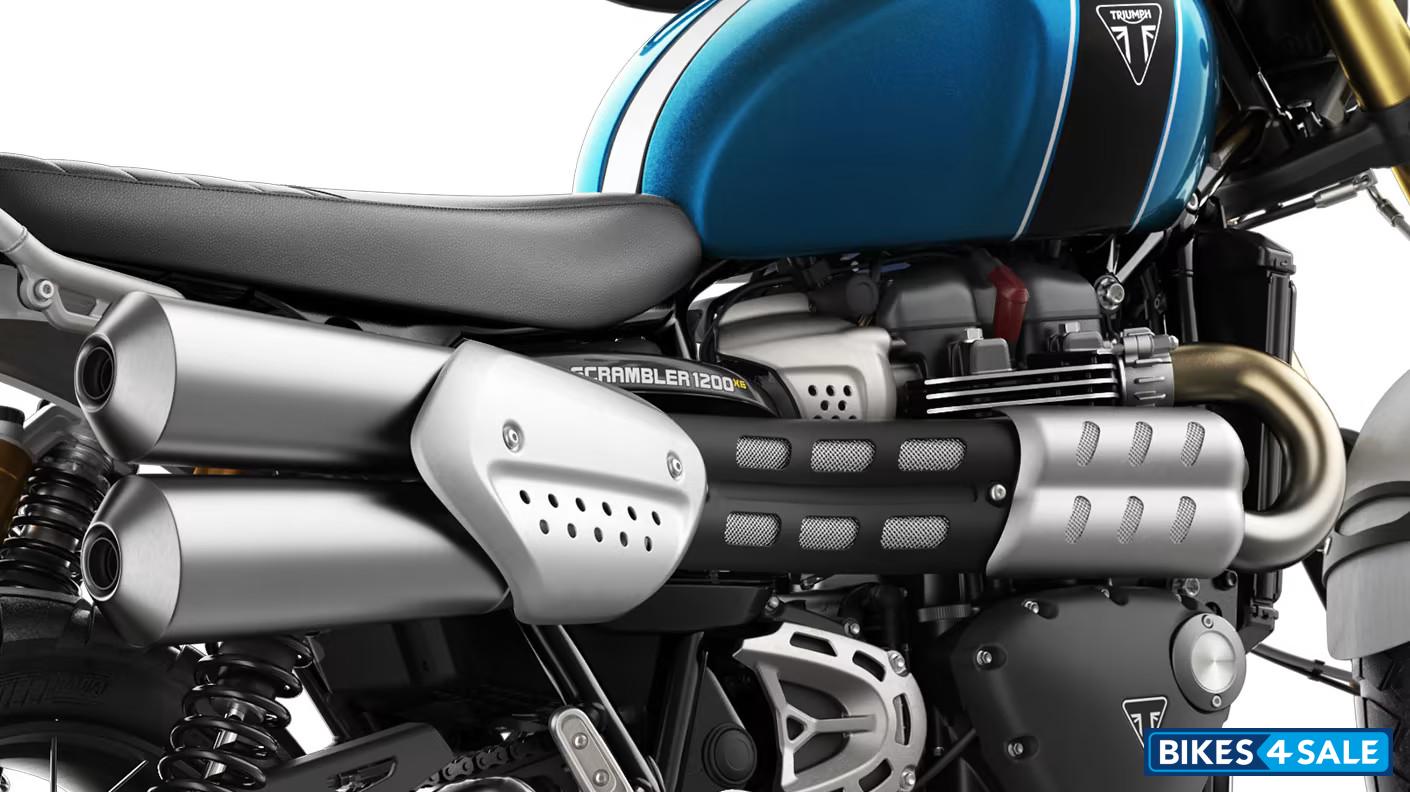 Triumph Scrambler 1200 XE Enhanced Twin High Level Exhaust