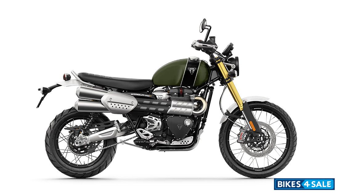 Triumph Scrambler 1200 XE MATTE KHAKI GREEN MATTE JET BLACK