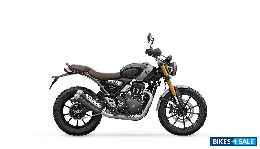 Triumph Scrambler 400 X 2026 Phantom Black / Silver Ice