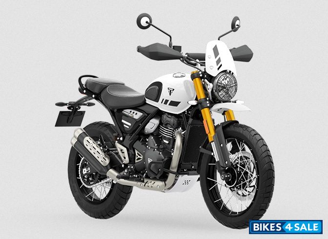 Triumph Scrambler 400 XC 2026 Vanilla White