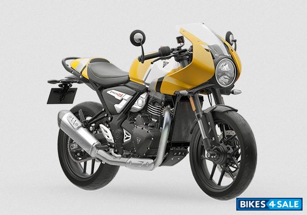 Triumph Thruxton 400 2026 Metallic racing yellow / Aluminium silver