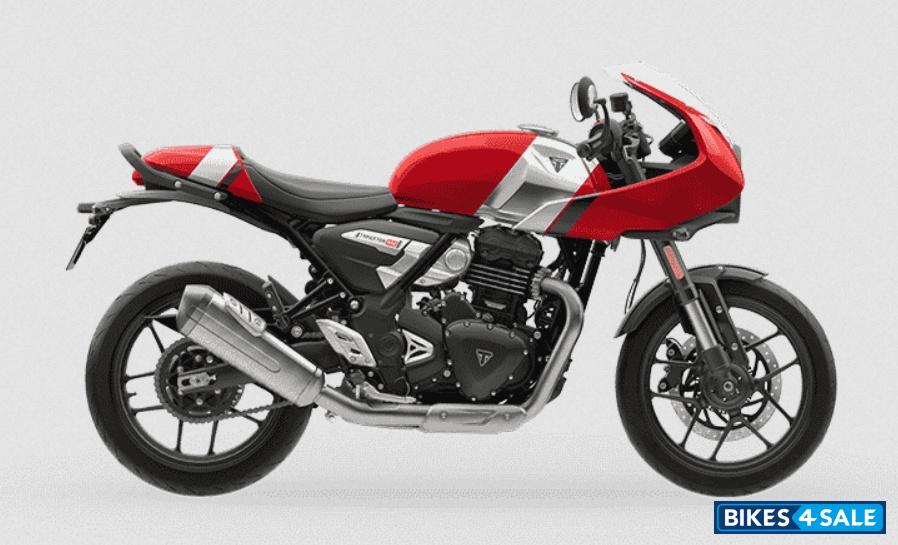 Triumph Thruxton 400 Lava red gloss/Aluminium silver