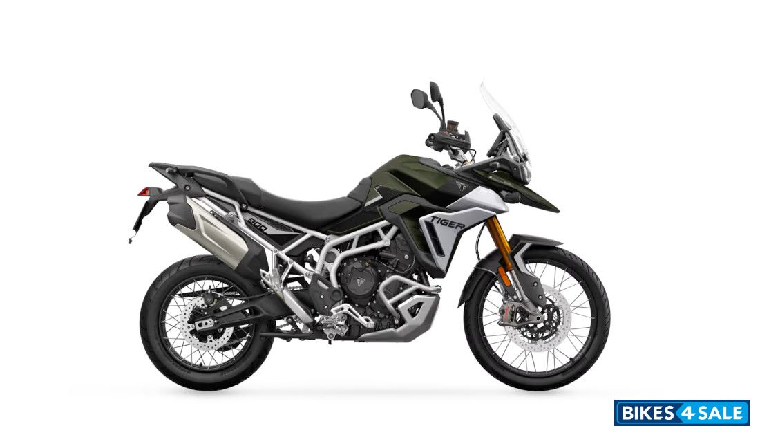 Triumph Tiger 900 Rally Pro 2024 Matt Khaki Green / Matt Phantom Black